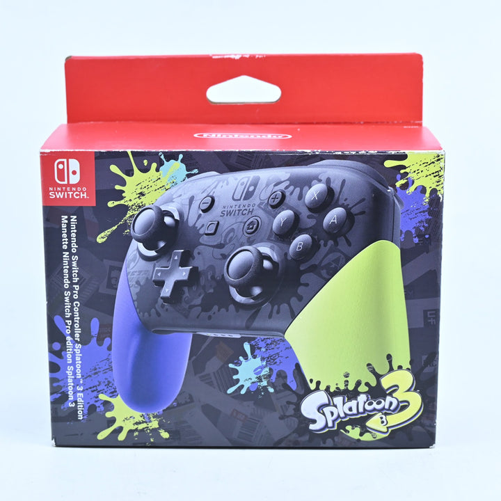 Nintendo Switch Pro Controller - Splatoon 3 Edition - Nintendo Switch Accessory