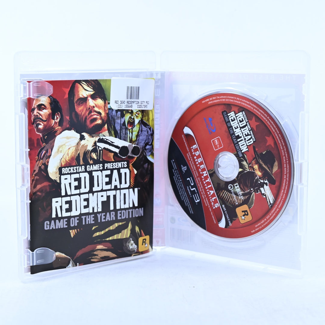 Red Dead Redemption Game of the Year Edition - PS3 Game + Manual - MINT DISC!