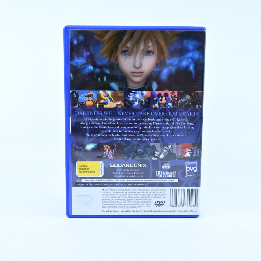 Kingdom Hearts II - Sony Playstation 2 / PS2 Game + Manual - PAL - MINT DISC!