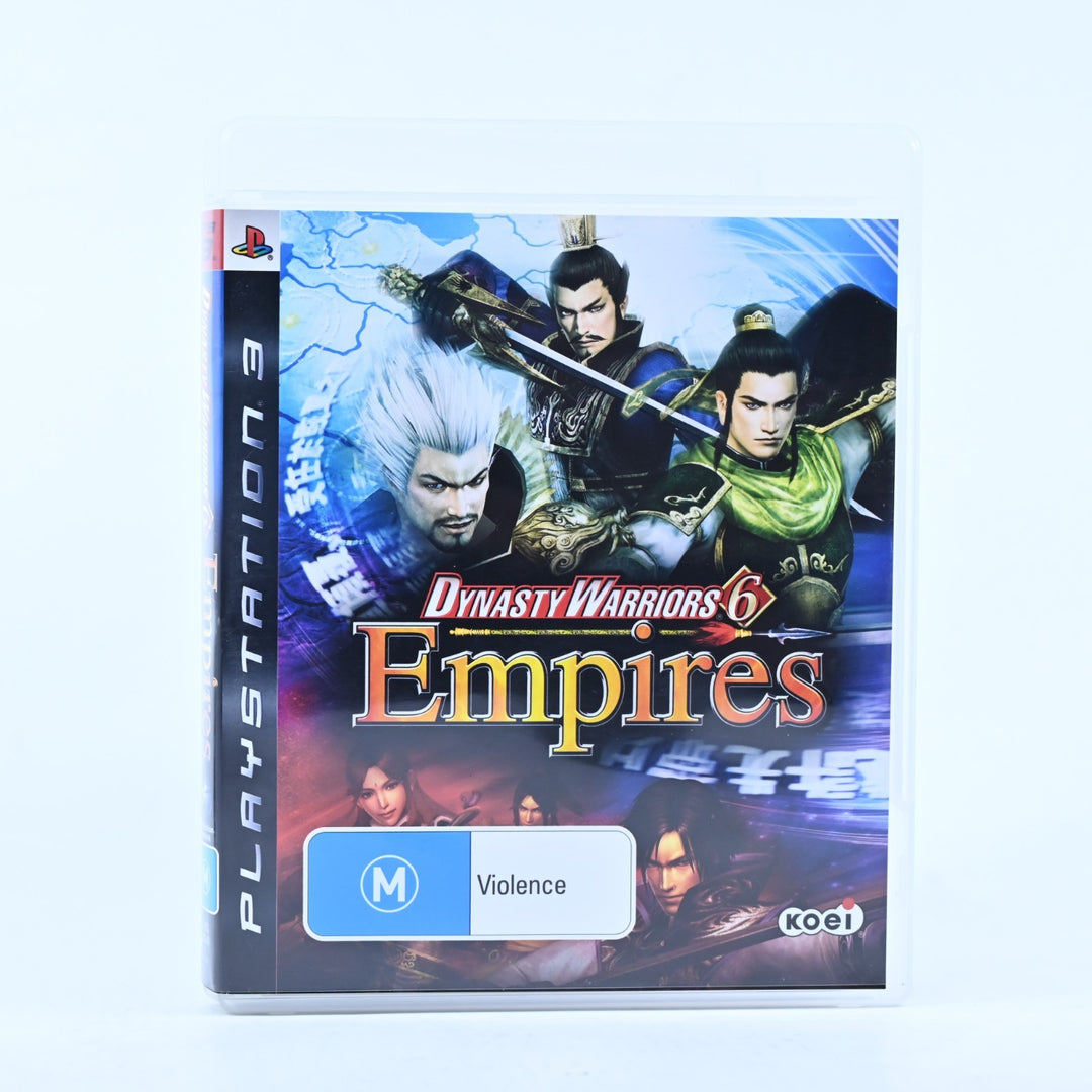 Dynasty Warriors 6: Empires - Sony Playstation 3 / PS3 Game + Manual