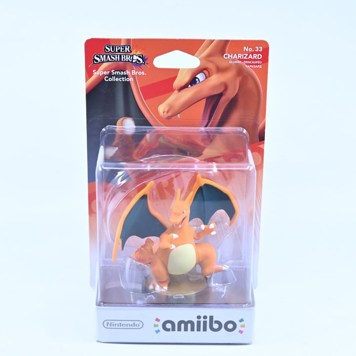 SEALED! Charizard Amiibo No. 33 - Super Smash Bros. Collection - Toy
