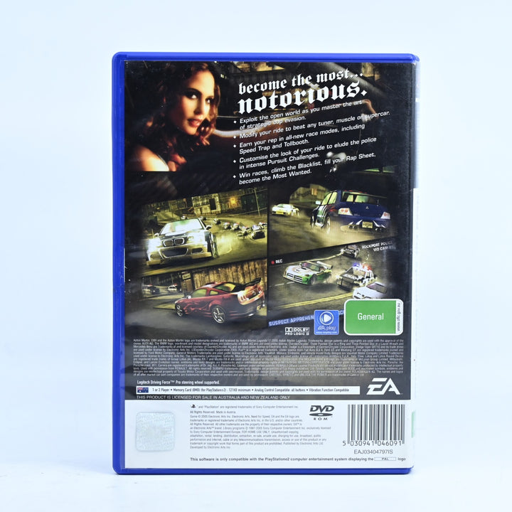 Need for Speed: Most Wanted - Sony Playstation 2 / PS2 Game + Manual - PAL