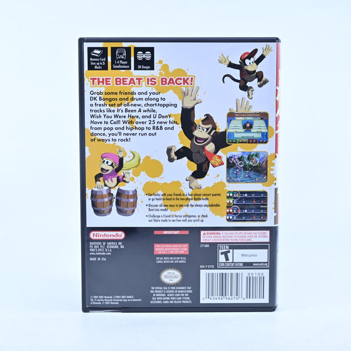 Donkey Konga 2 - Nintendo Gamecube Game + Manual - NTSC U/C - FREE POST!