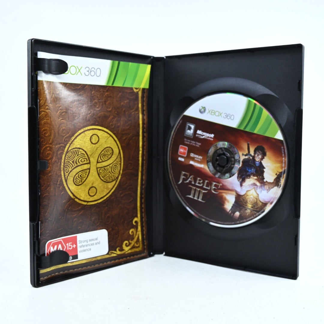 Fable III 3 Limited Collector's Edition - Xbox 360 Game + Manual - PAL MINT DISC