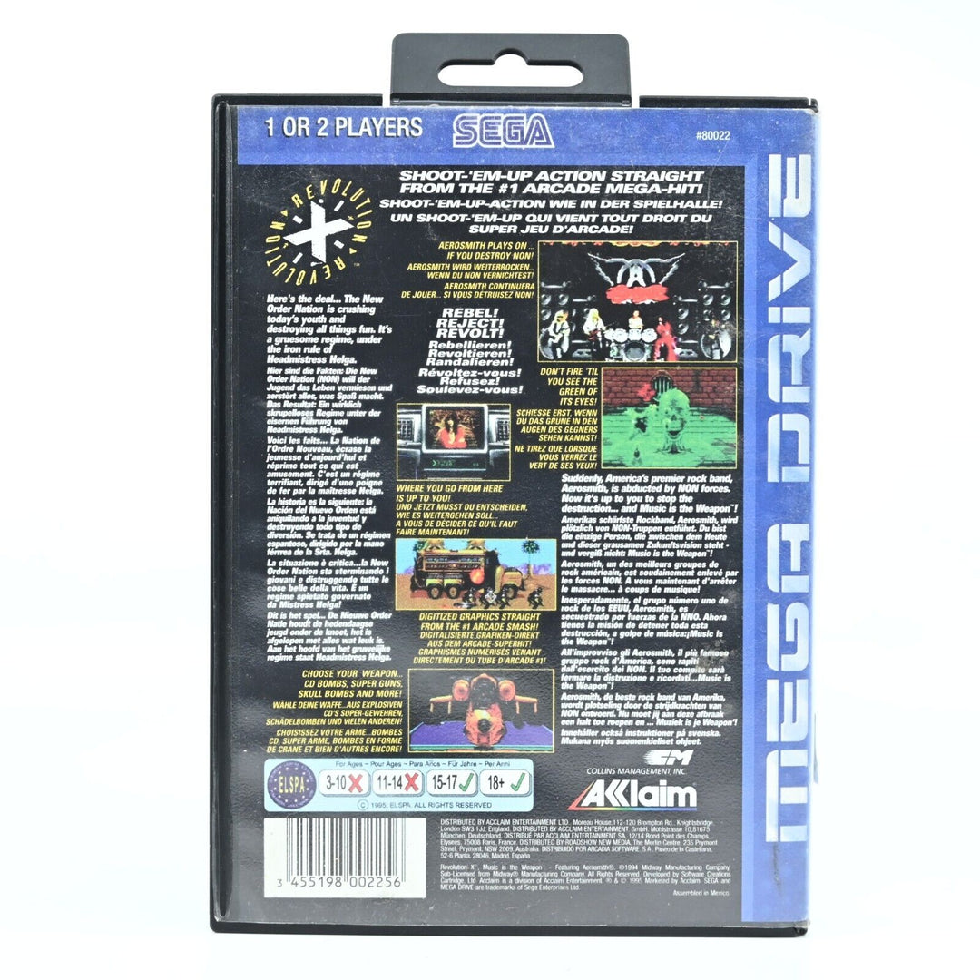 Revolution - Sega Mega Drive Game - PAL - FREE POST!