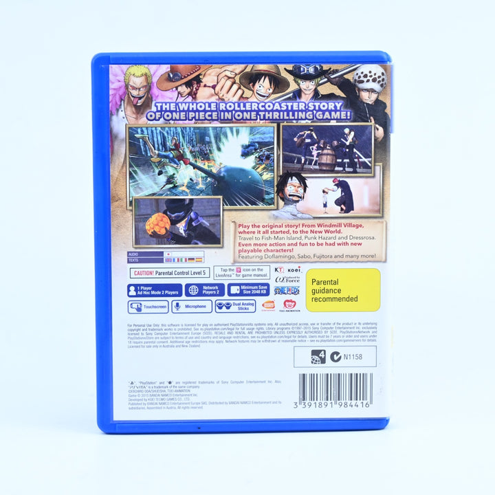 One Piece: Pirate Warriors 3 - Sony PS Vita Game - FREE POST!