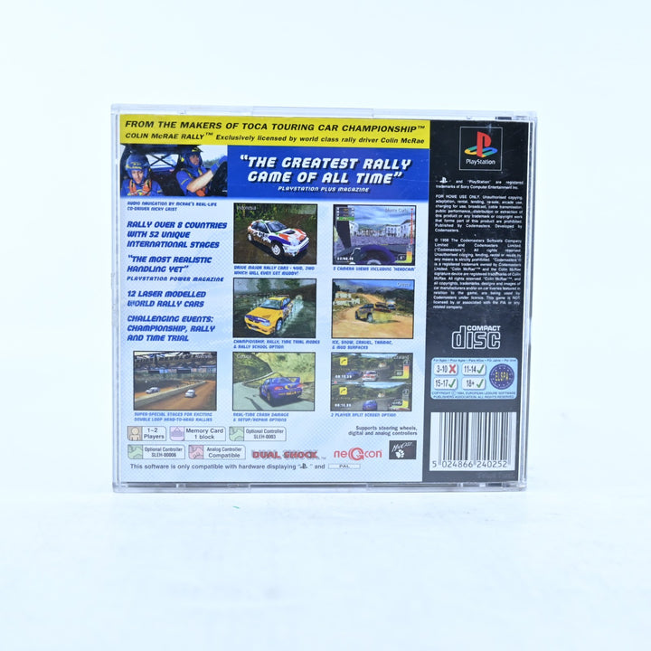 Colin McRae Rally - Sony Playstation 1 / PS1 Game + Manual - PAL - MINT DISC!