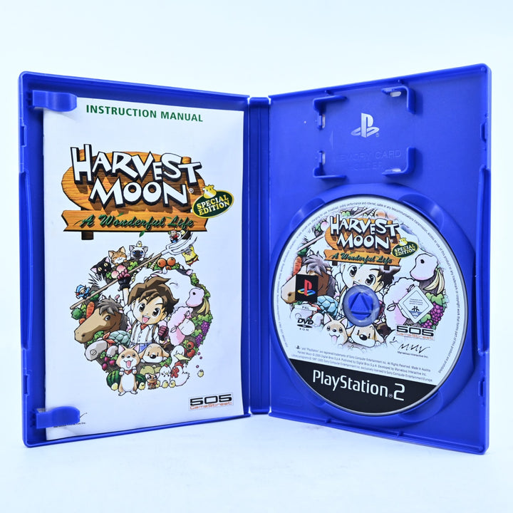 Harvest Moon: A Wonderful Life - Special Edition - PS2 Game + Manual - PAL