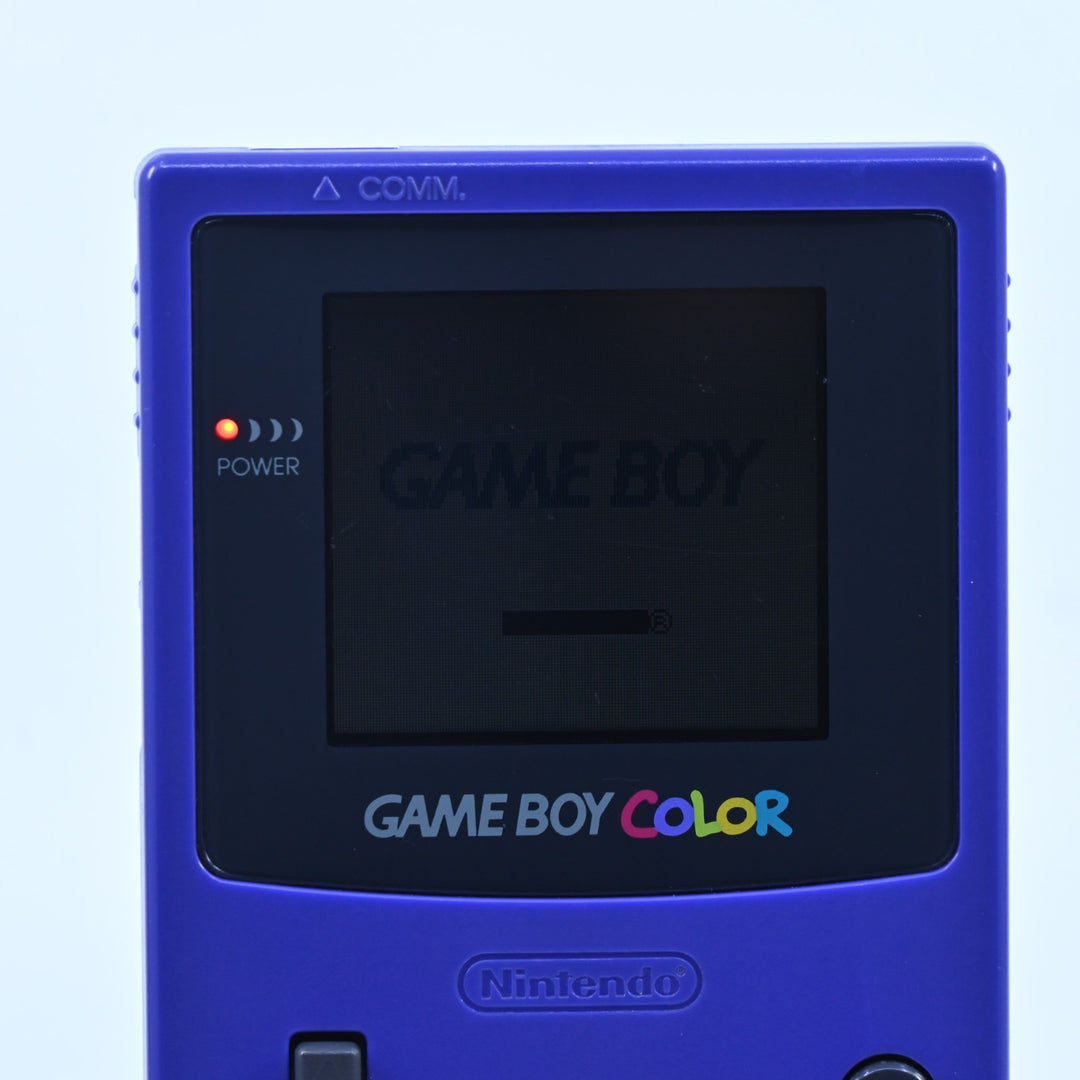 Grape Purple Nintendo Gameboy Color Boxed Console - AUS PAL - Holo label