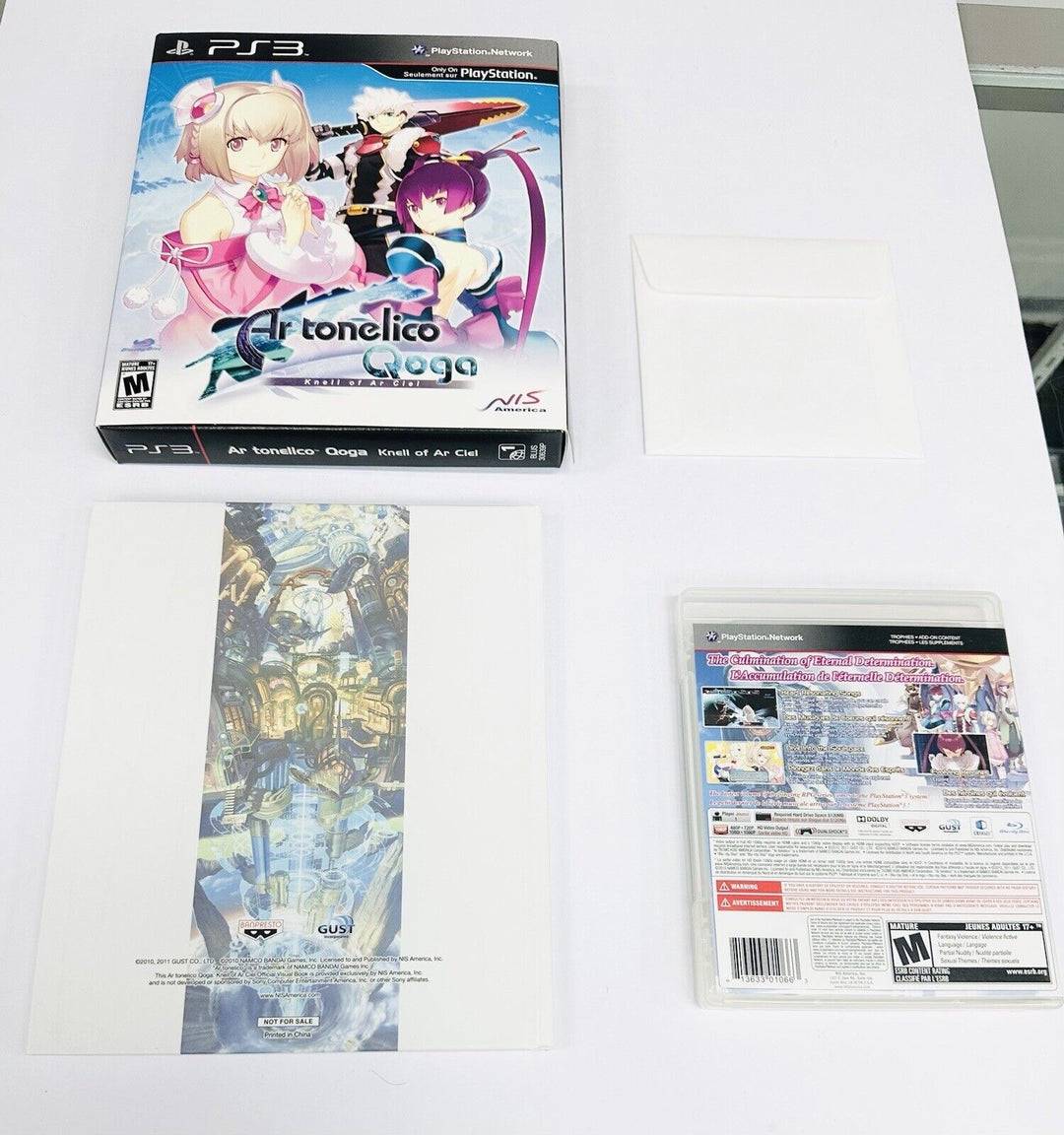 Ar Tonelico Qoga Knell of Ar Ciel Collector’s Edition Playstation 3 PS3 Game