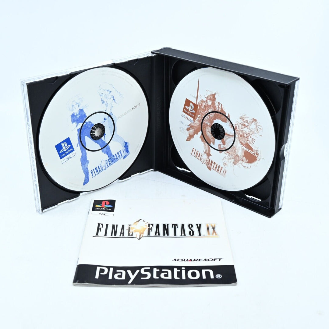 Final Fantasy IX - Sony Playstation 1 / PS1 Game + Manual - PAL - MINT DISCS!