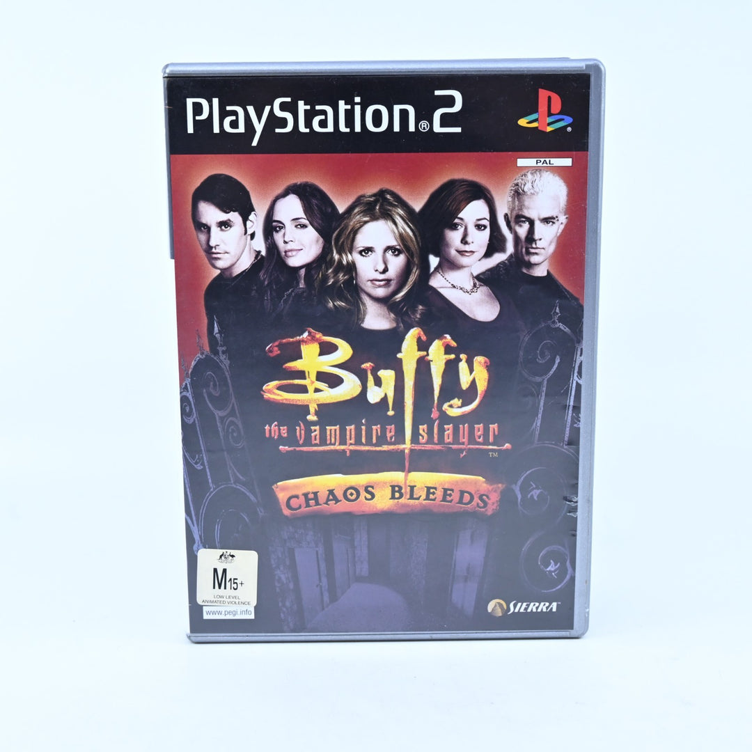 Buffy the Vampire Slayer: Chaos Bleeds - Sony Playstation 2 / PS2 Game + Manual