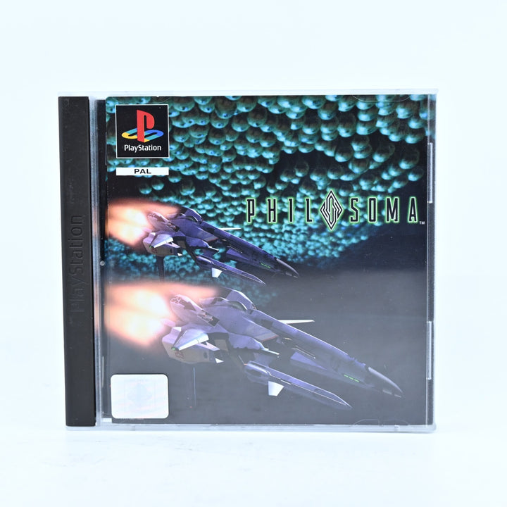 LIKE NEW! Philosoma - Sony Playstation 1 / PS1 Game + Manual - PAL - MINT DISC!