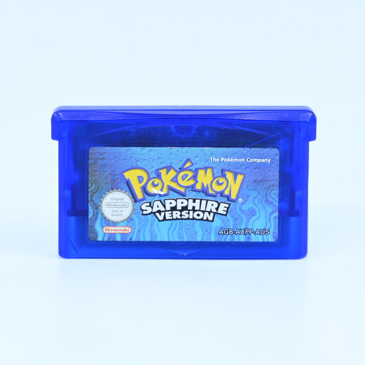 Pokemon Sapphire Version - Nintendo Gameboy Advance Game PAL - NEW SAVE BATTERY!