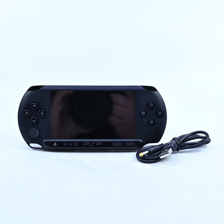 Black - PSP Street - Sony PSP Console 4GB card PSP-E1000 - PSP-E1002 - FREE POST
