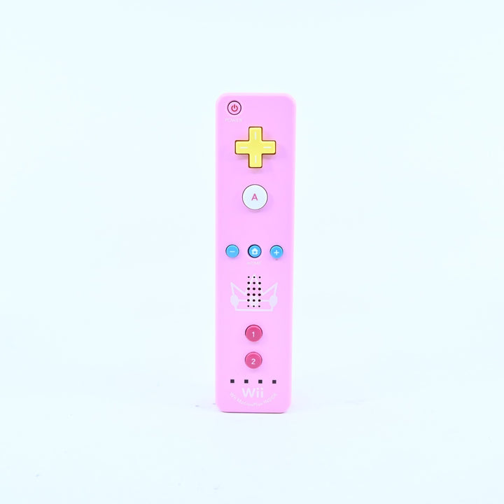 Princess Peach Wii Remote With Motion Plus - Nintendo Wii Accessory - Wiimote