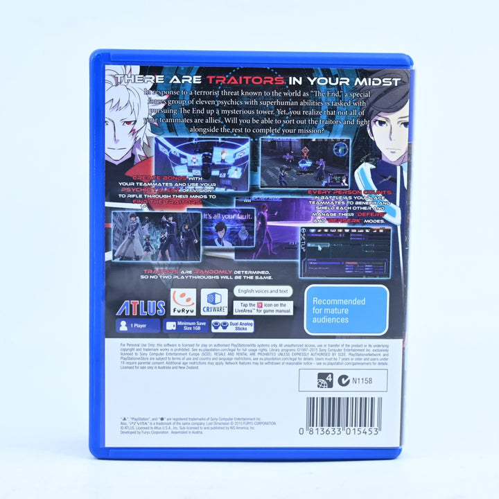 Lost Dimension - Sony PS Vita Game - FREE POST!
