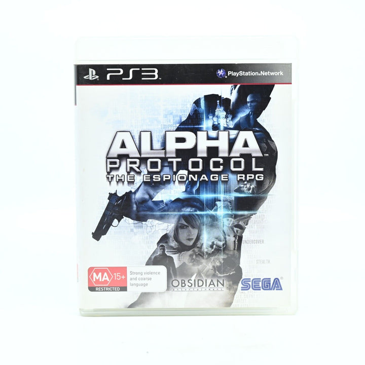 Alpha Protocol: The Espionage RPG - Sony Playstation 3 / PS3 Game + Manual