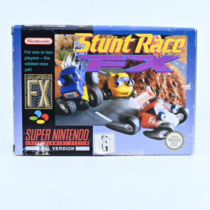 Stunt Race FX - Super Nintendo / SNES Boxed Game - PAL - FREE POST!