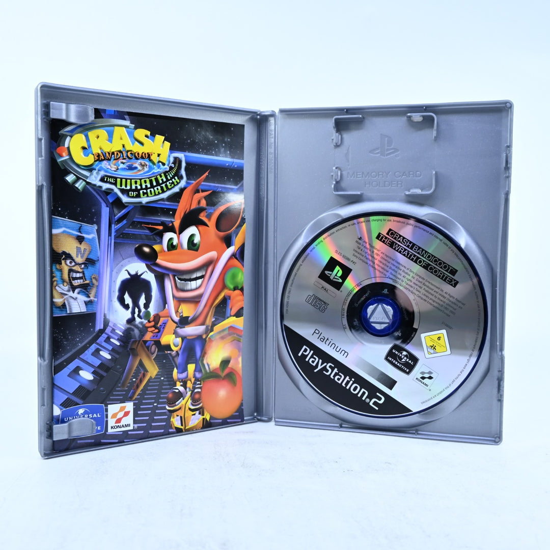 Crash Bandicoot: The Wrath of Cortex - Sony Playstation 2 / PS2 Game + Manual