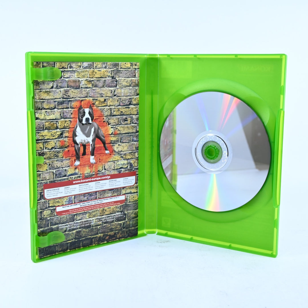 Crime Life: Gang Wars - Original Xbox Game + Manual - PAL - MINT DISC!