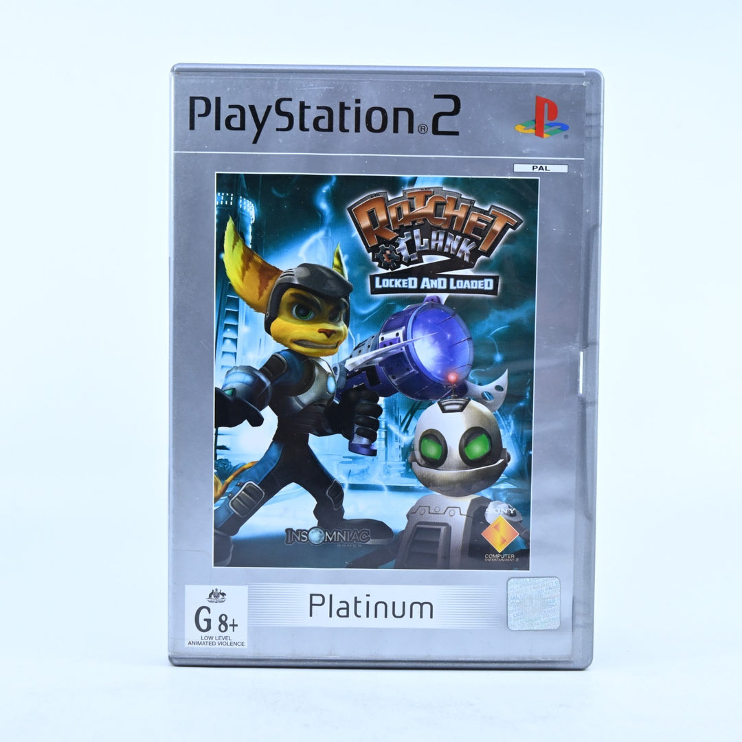 Ratchet & Clank 2: Locked and Loaded - Sony Playstation 2 / PS2 Game + Manual