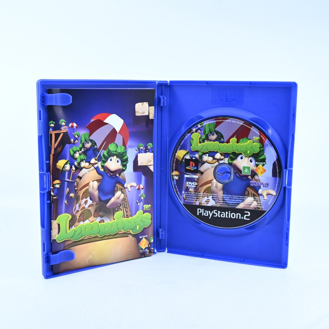 Lemmings - Sony Playstation 2 / PS2 Game + Manual - PAL - MINT DISC!