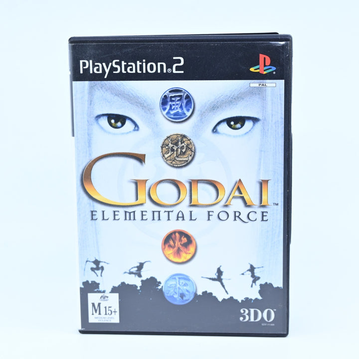 GoDai: Elemental Force - Sony Playstation 2 / PS2 Game + Manual - PAL