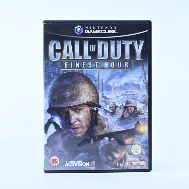 Call of Duty: Finest Hour - Nintendo Gamecube Game + Manual - PAL - FREE POST!