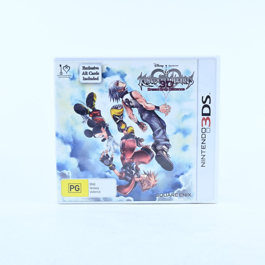 Kingdom Hearts 3D Dream Drop Distance - Nintendo 3DS Game + Manual + AR Cards