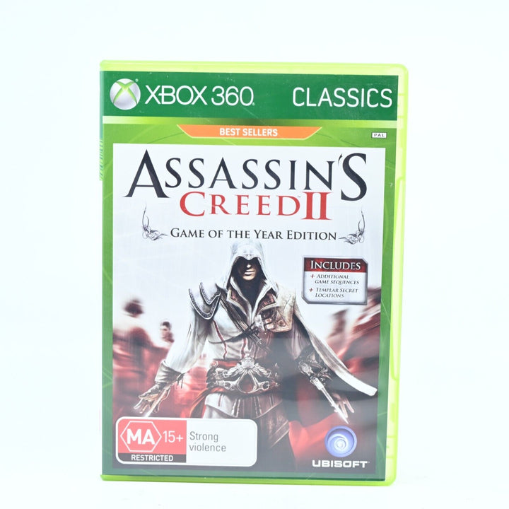 Assassin's Creed II - GOTY Edition - Xbox 360 Game + Manual - PAL - MINT DISC!