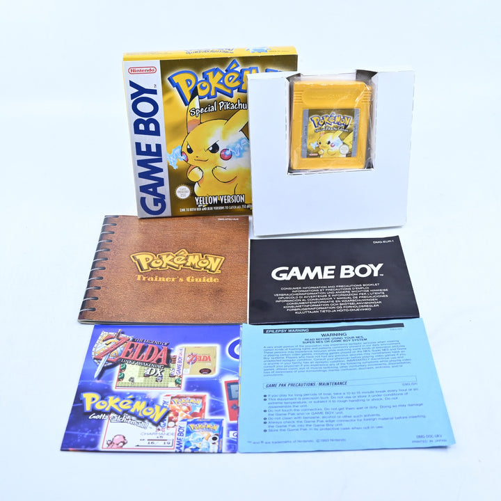 Pokemon Yellow Version - Nintendo Gameboy Boxed Game - PAL - NEW SAVE BATTERY!