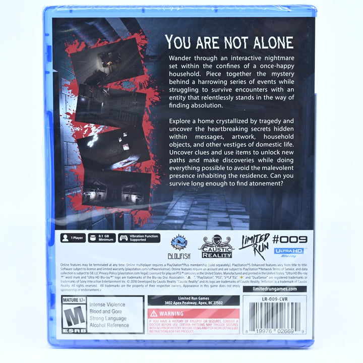 SEALED! Infliction Extended Cut - Sony Playstation 5 / PS5 Game + Card!