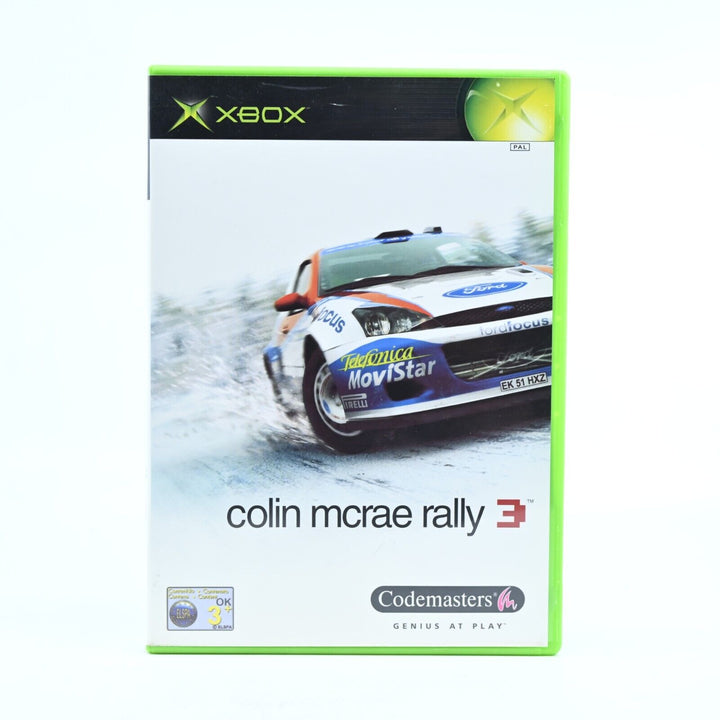 Colin McRae Rally 3 - Original Xbox Game + Manual - PAL - FREE POST!