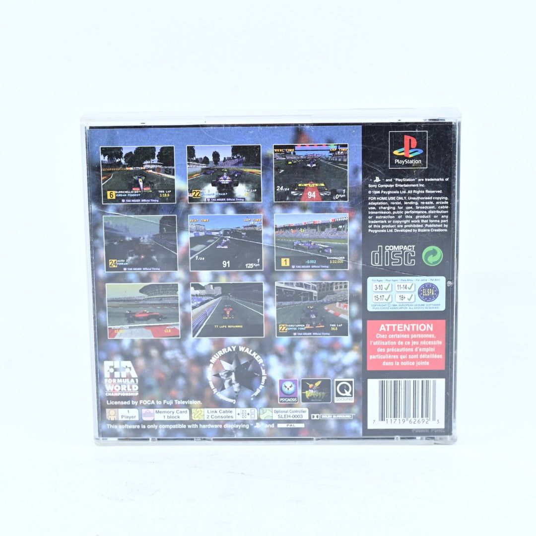 Formula One - Sony Playstation 1 / PS1 Game - PAL - FREE POST!