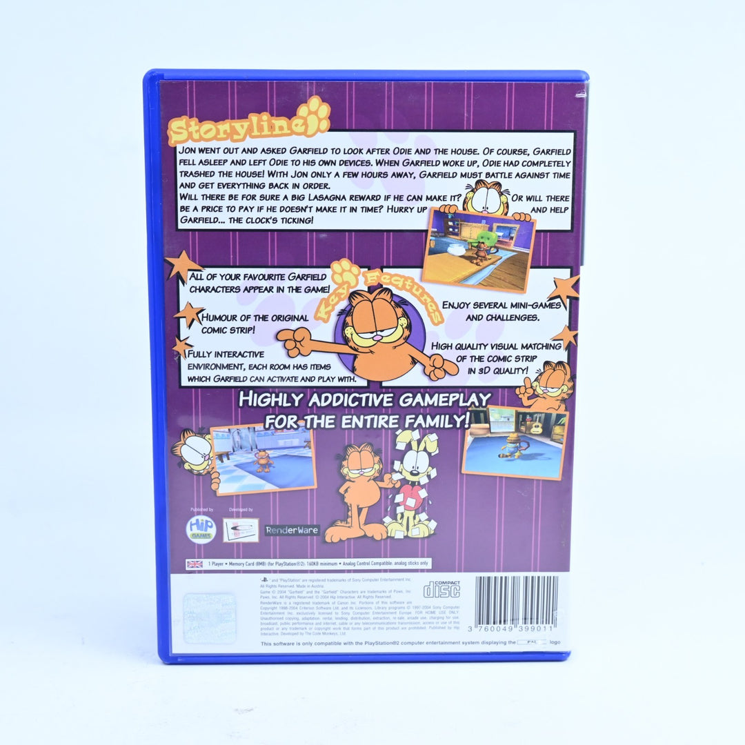 Garfield - Sony Playstation 2 / PS2 Game + Manual - PAL - MINT DISC!