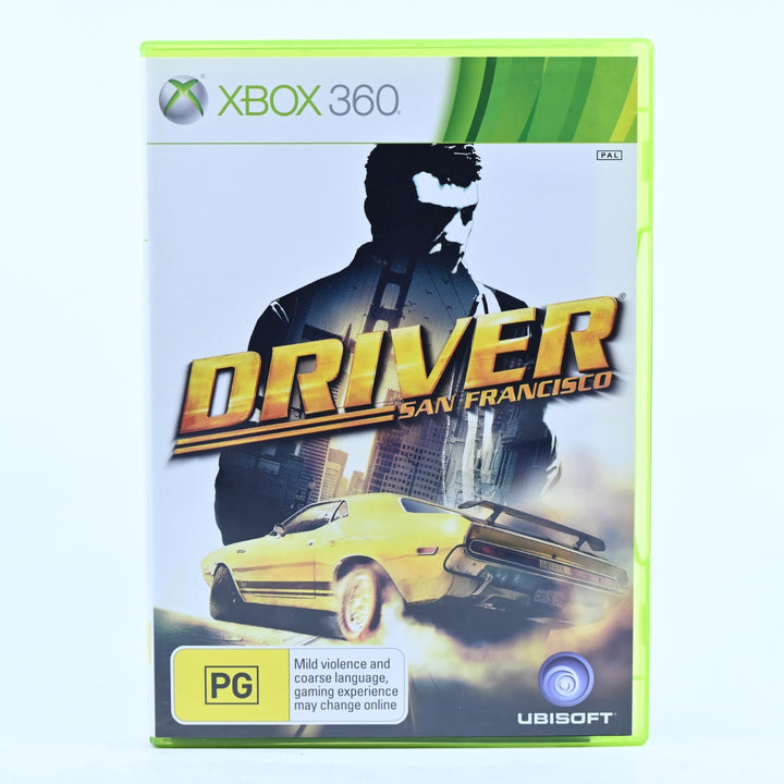 Driver San Francisco - Xbox 360 Game + Manual - PAL - MINT DISC!