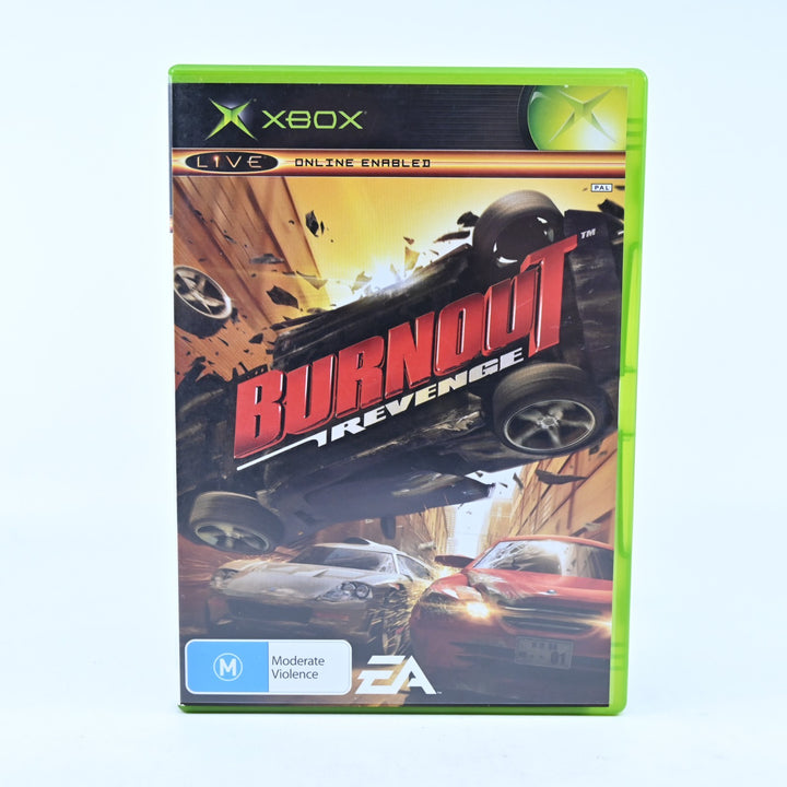 Burnout Revenge - Original Xbox Game + Manual - PAL - MINT DISC!