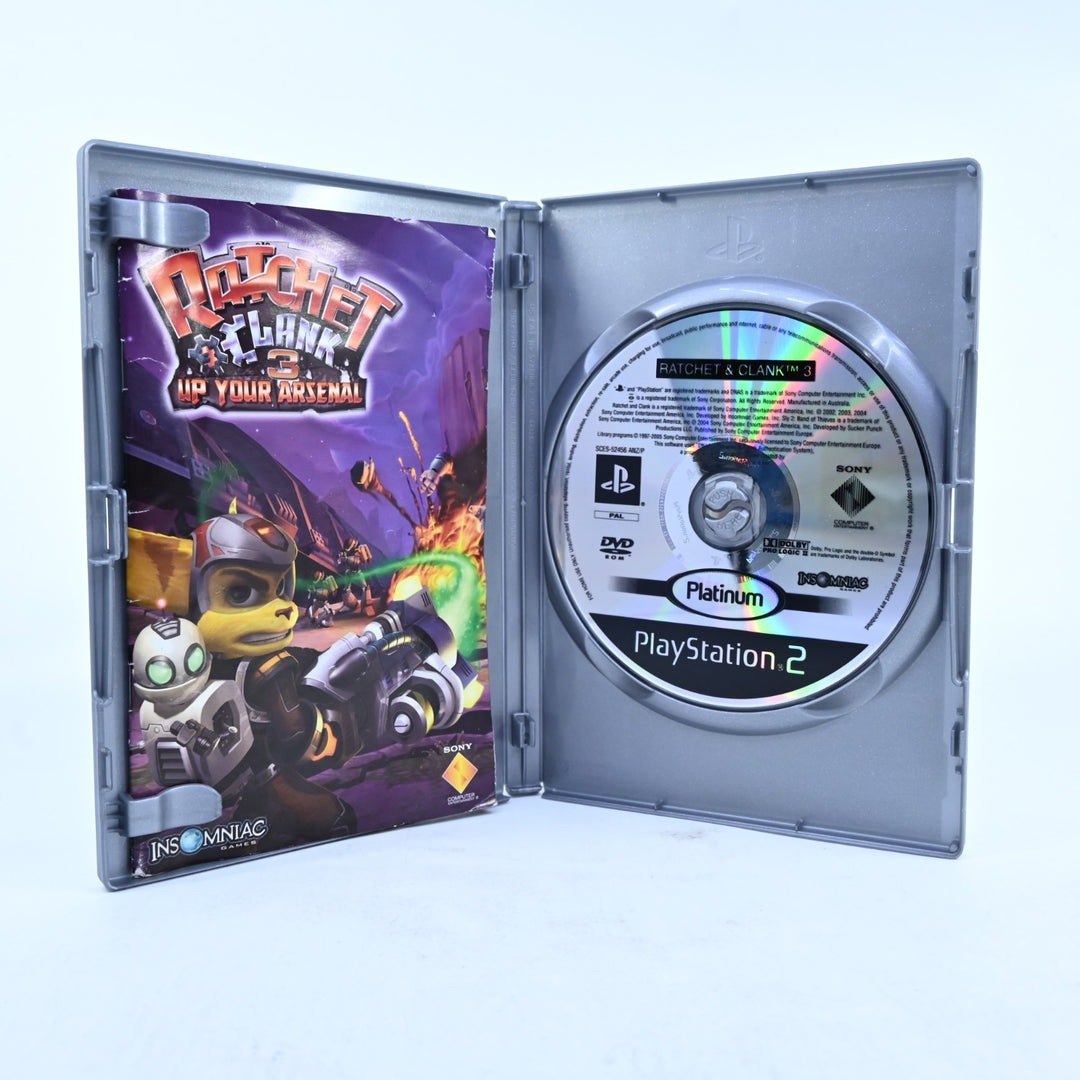 Ratchet & Clank 3: Up Your Arsenal - Sony Playstation 2 / PS2 Game + Manual