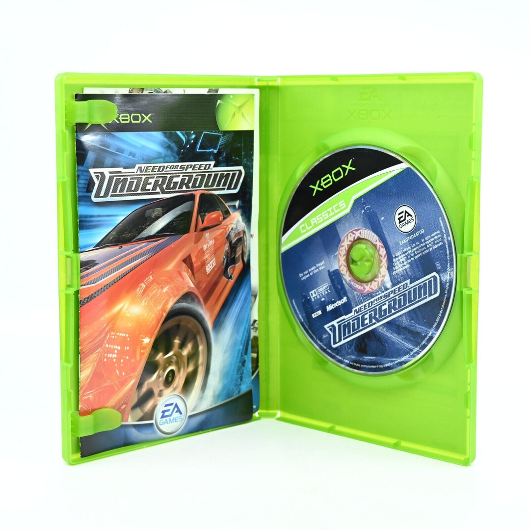 Need for Speed Underground - Original Xbox Game + Manual - PAL - MINT DISC!