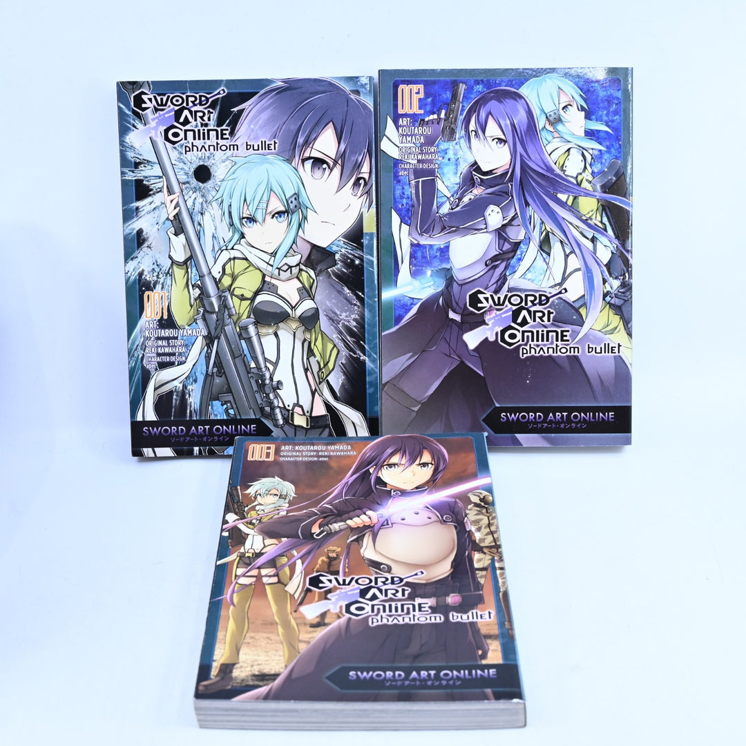 Sword Art Online: Phantom Bullet - Volumes 1-3 - Reki Kawahara - Manga