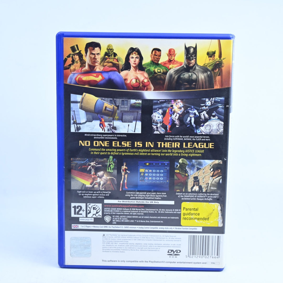 Justice League Heroes - PS2 Game - No Manual - PAL - MINT DISC!