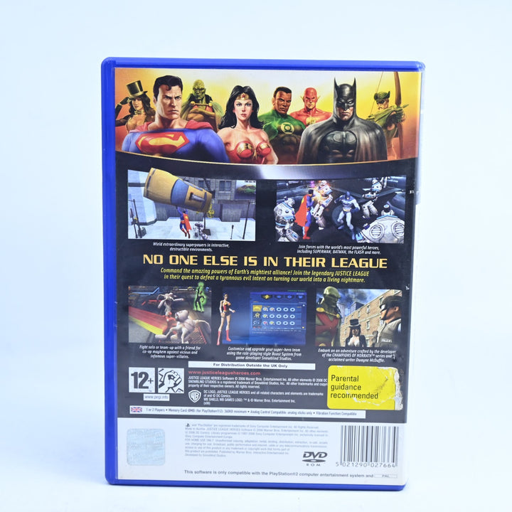 Justice League Heroes - PS2 Game - No Manual - PAL - MINT DISC!