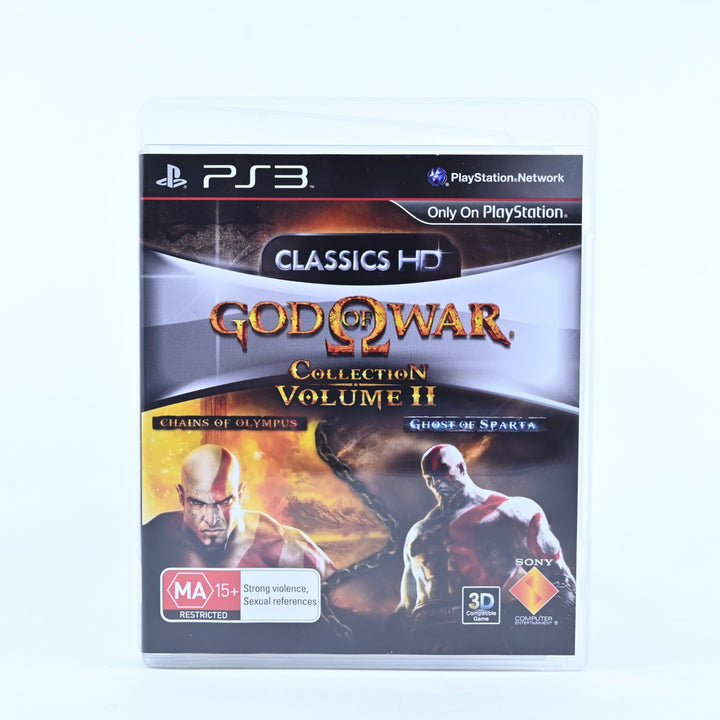 God of War Collection Volume II - PROMO DISC - PS3 Game + Manual