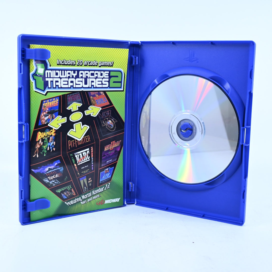 Midway Arcade Treasures 2 - Sony Playstation 2 / PS2 Game + Manual - PAL