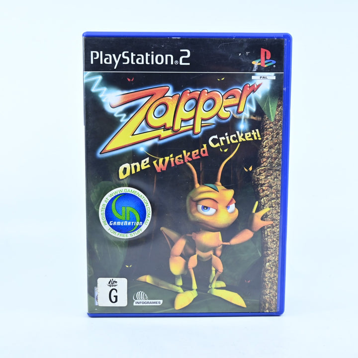 Zapper: One Wicked Cricket! - Sony Playstation 2 / PS2 Game + Manual - PAL