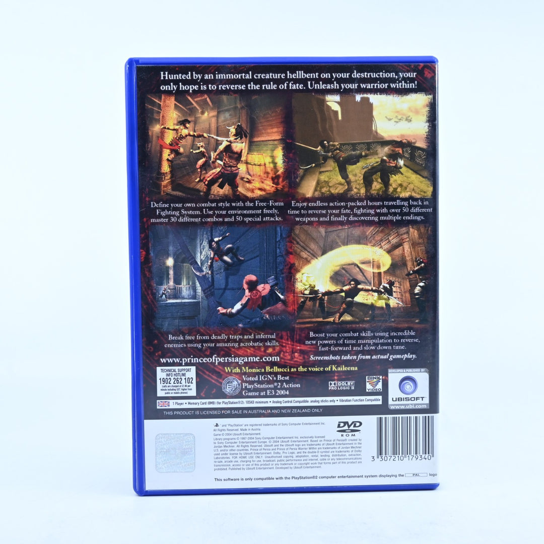 Prince of Persia: Warrior Within - Sony Playstation 2 / PS2 Game + Manual - PAL