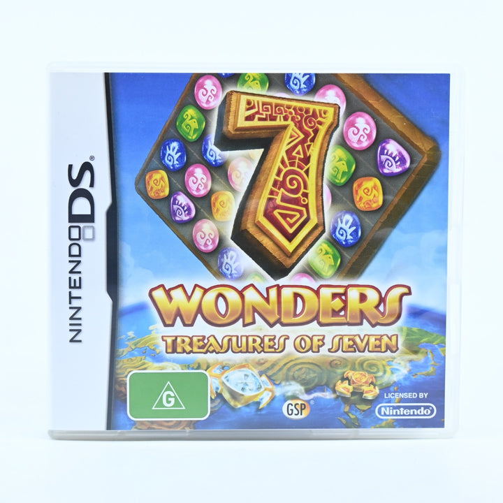 7 Wonders Treasures Of Seven - Nintendo DS Game - PAL + Manual - FREE POST!