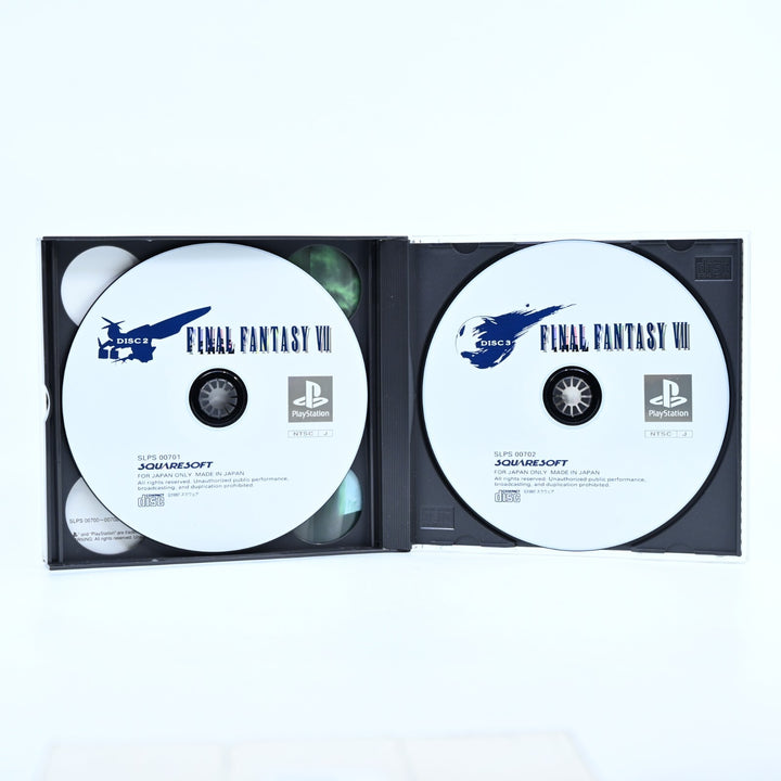 Final Fantasy VII - Japanese - Sony Playstation 1 / PS1 Game + Manual - NTSC-J