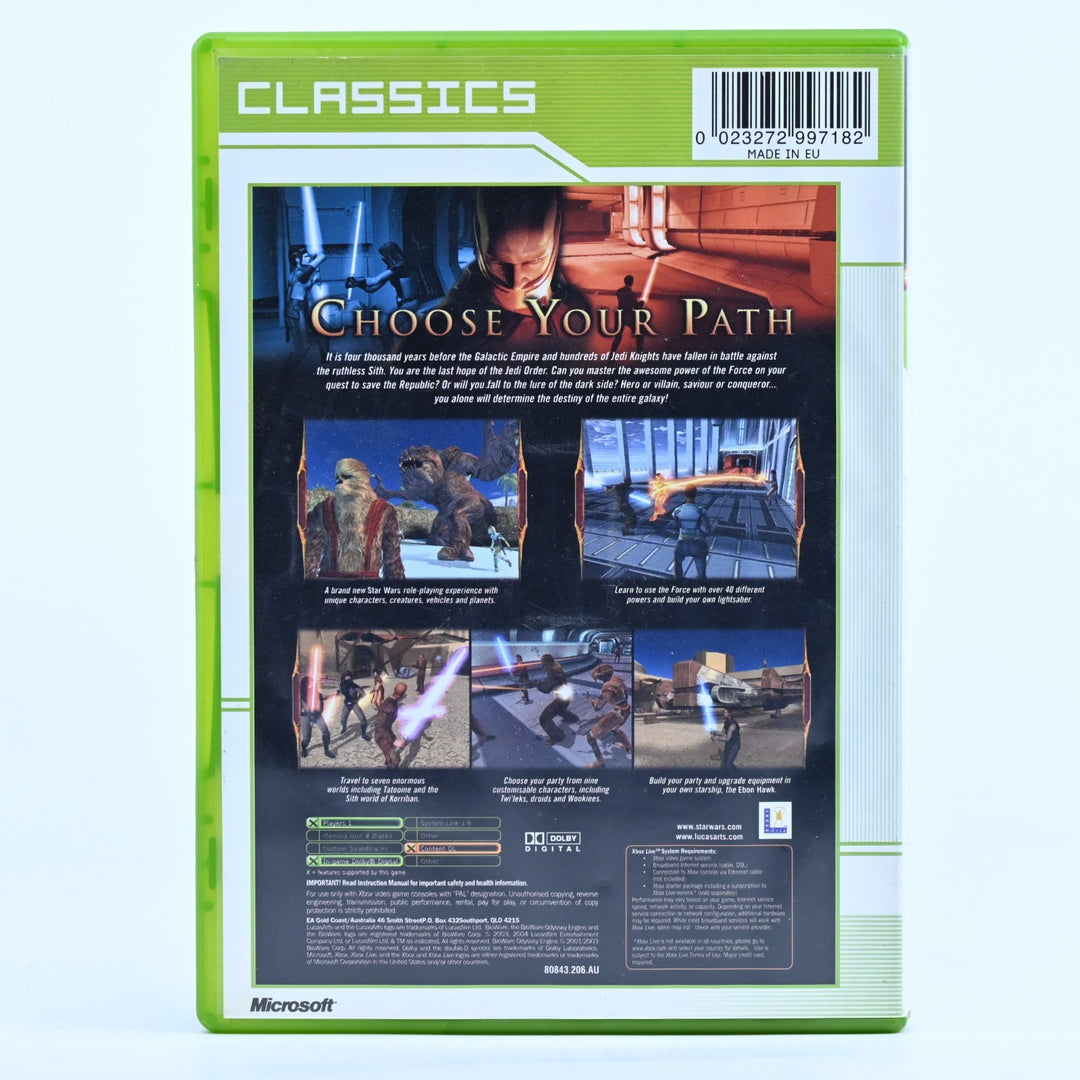 Star Wars: Knights of the Old Republic - Original Xbox Game + Manual - PAL